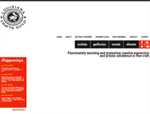 Tablet Screenshot of louisianacrafts.org